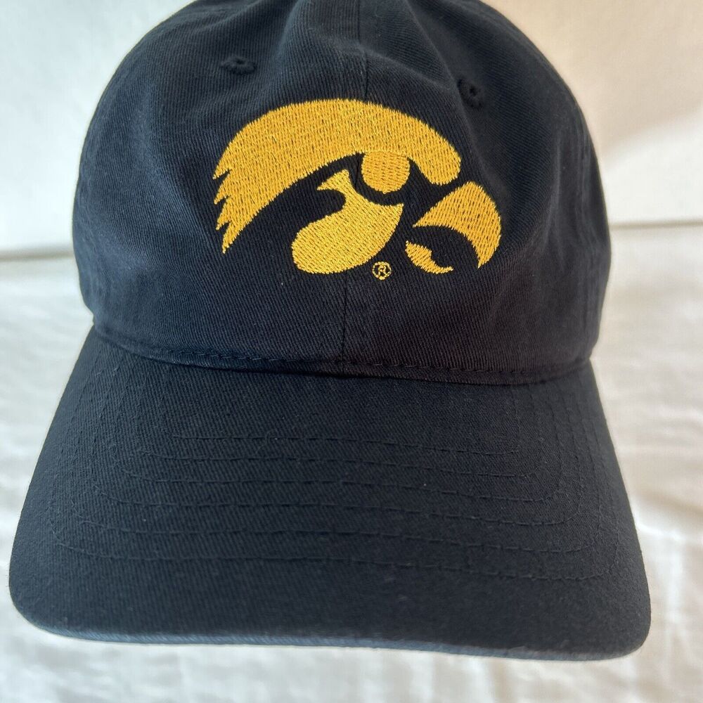 Iowa Hawkeyes Icon Officially Licensed Adjustable Baseball Hat One Size Black